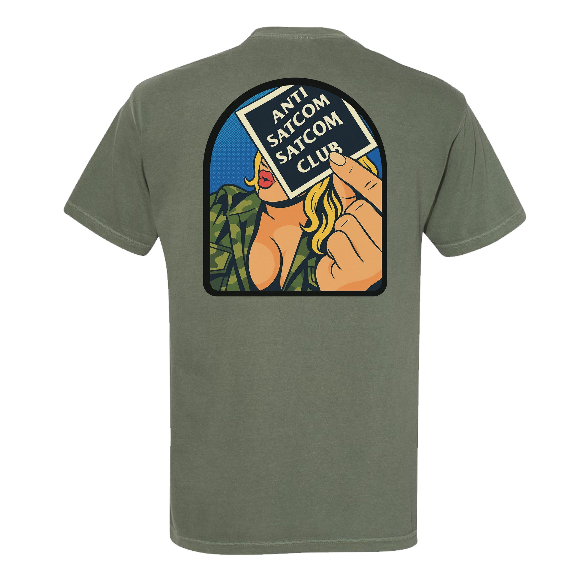 SATCOM Mommy Heavyweight Tee