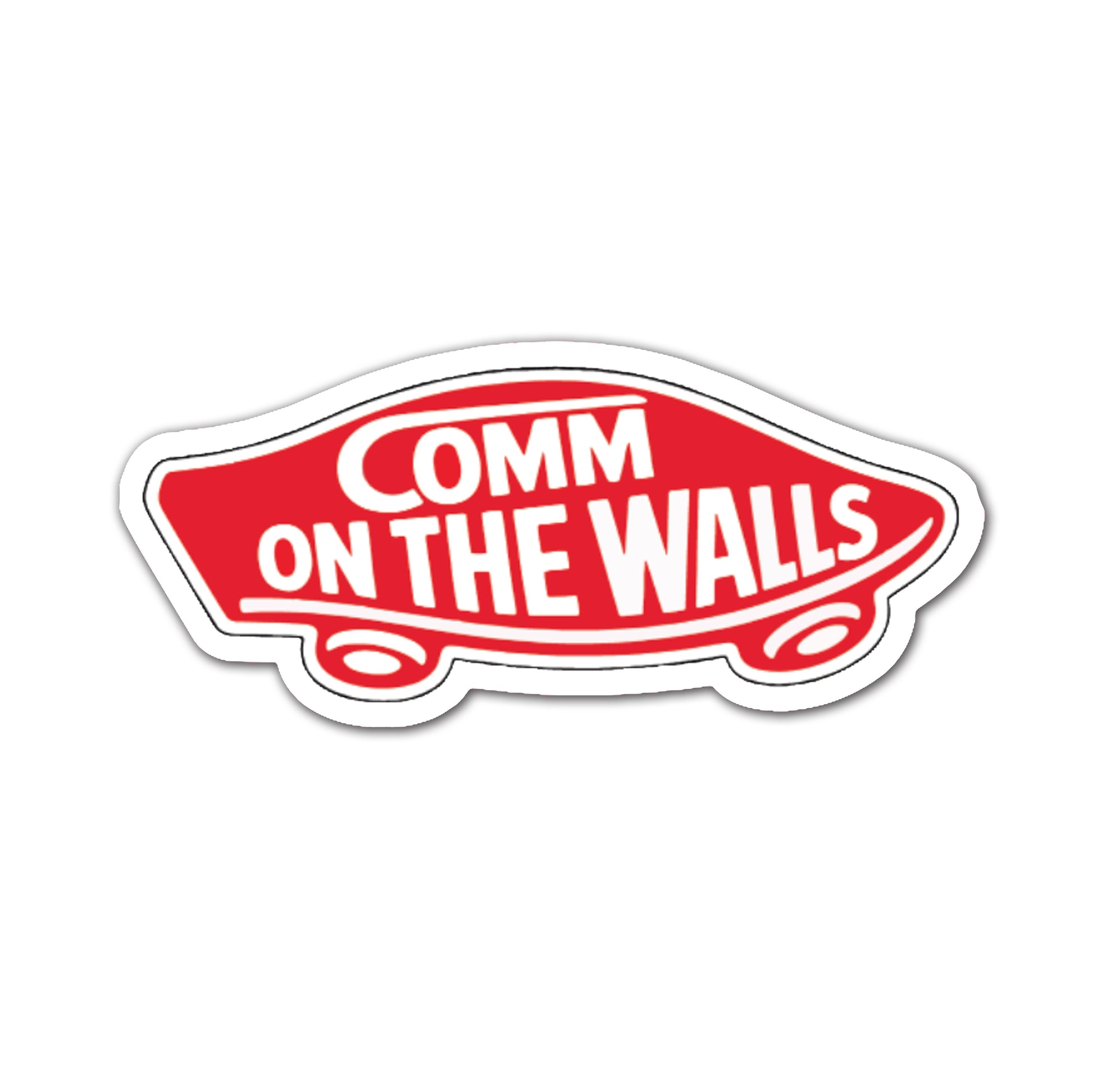 COMM On The Walls Sticker